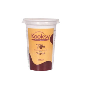 KOOKSY TOFFEE YOGHURT 500ML CARTON OF 12 PCS