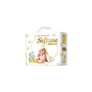 SOFTCARE DIAPER PREMIUM HIGH COUNT NEWBORN SMALL 48PCS