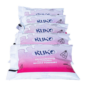 RUKO STWABERRY YOGHURT 400GMS CARTON OF 12 PCS