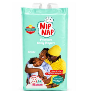 NIPNAP PREMIUM BABY DIAPERS HIGH COUNT MEDIUM 42 PCS