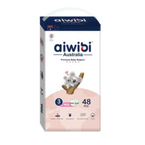 AIWIBI BABY DIAPERS MEDIUM 48 PCS