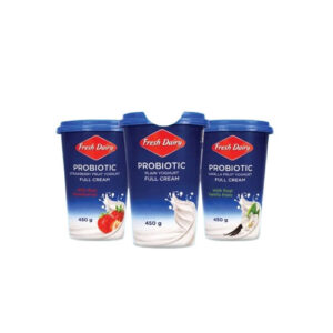 FRESH DAIRY PROBIOTIC YOGHURT 450 GMS CARTON OF 6 PCS